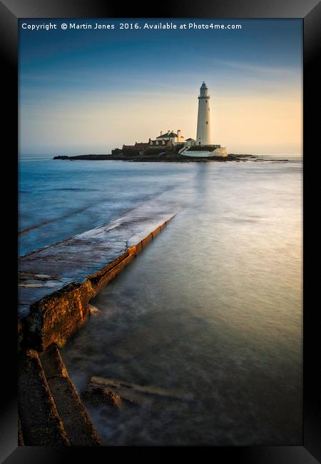 Over the Causeway to St Mary's Framed Print by K7 Photography