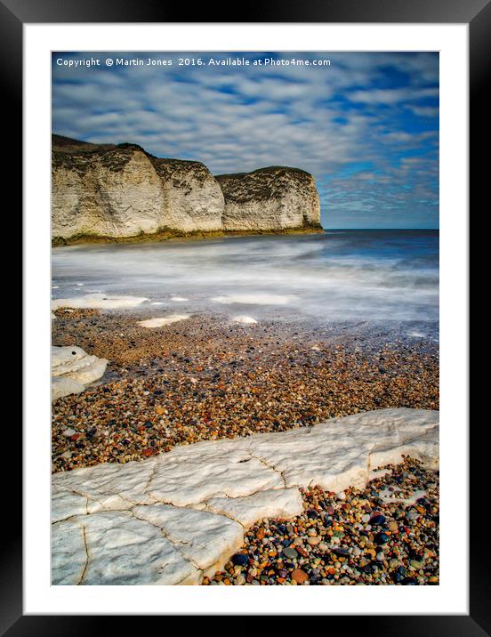 The Chalk Headland of Flamborough Framed Mounted Print by K7 Photography