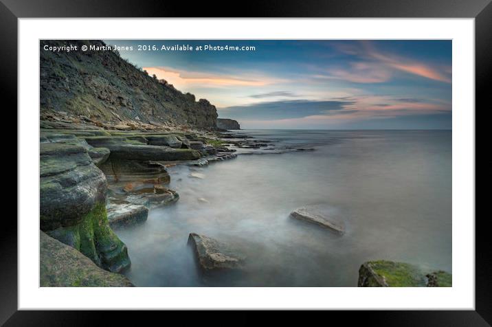 The Rocks of Old Hartley Framed Mounted Print by K7 Photography