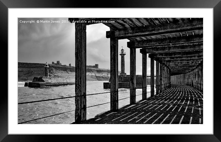 Whitby Harbour Framed Mounted Print by K7 Photography