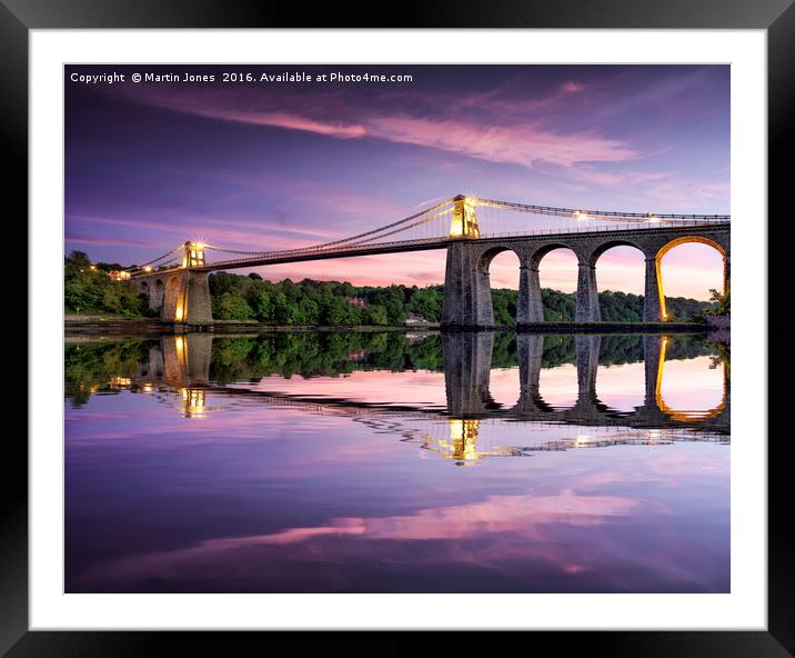 Telford's Masterpiece - Gateway to Anglesey Framed Mounted Print by K7 Photography
