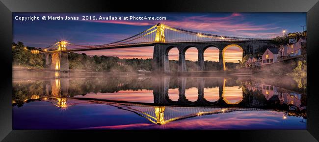 Mist on the Menai Straits Framed Print by K7 Photography