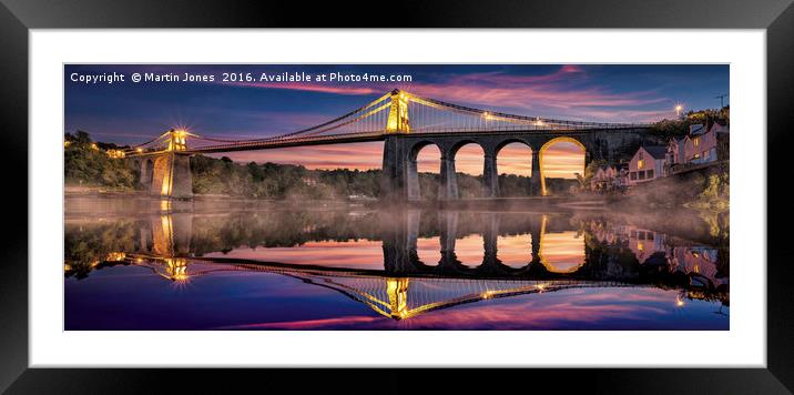 Mist on the Menai Straits Framed Mounted Print by K7 Photography