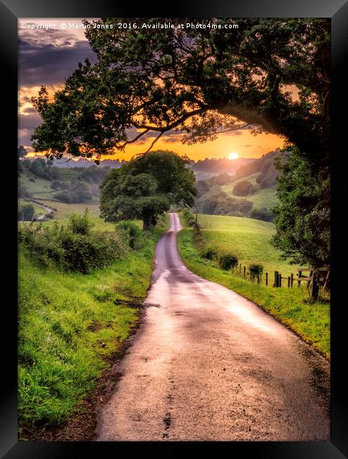 The Road to Kirby Knowle Framed Print by K7 Photography