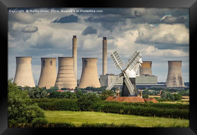 Trent Valley Power - A Century Apart Framed Print by K7 Photography