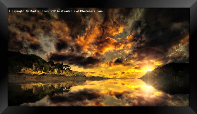Bull Bay at Sunrise Framed Print by K7 Photography