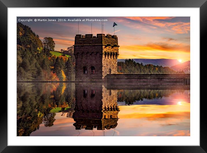 Autumn at Derwent Dam Framed Mounted Print by K7 Photography