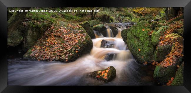 Enchanting Autumnal Stream Framed Print by K7 Photography
