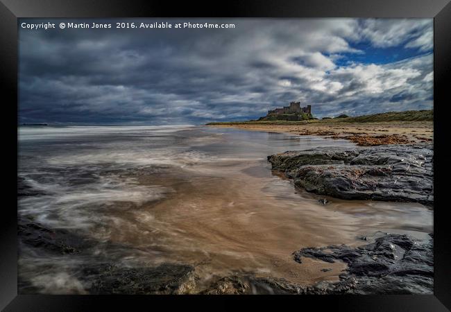 Iconic Bamburgh Framed Print by K7 Photography
