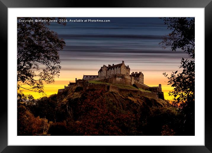 The Castle at Dusk Framed Mounted Print by K7 Photography