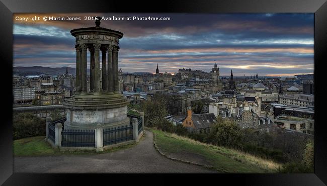 Edinburgh Skyline Framed Print by K7 Photography