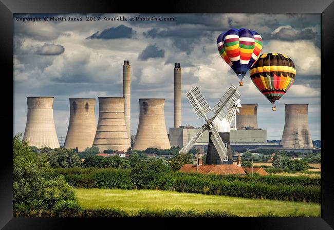 Balloons in the Trent Valley Framed Print by K7 Photography