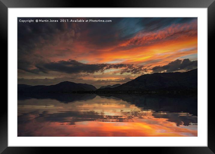 Loch Linnhe Sunset Framed Mounted Print by K7 Photography