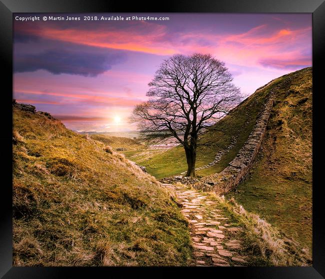 Sycamore Gap Framed Print by K7 Photography