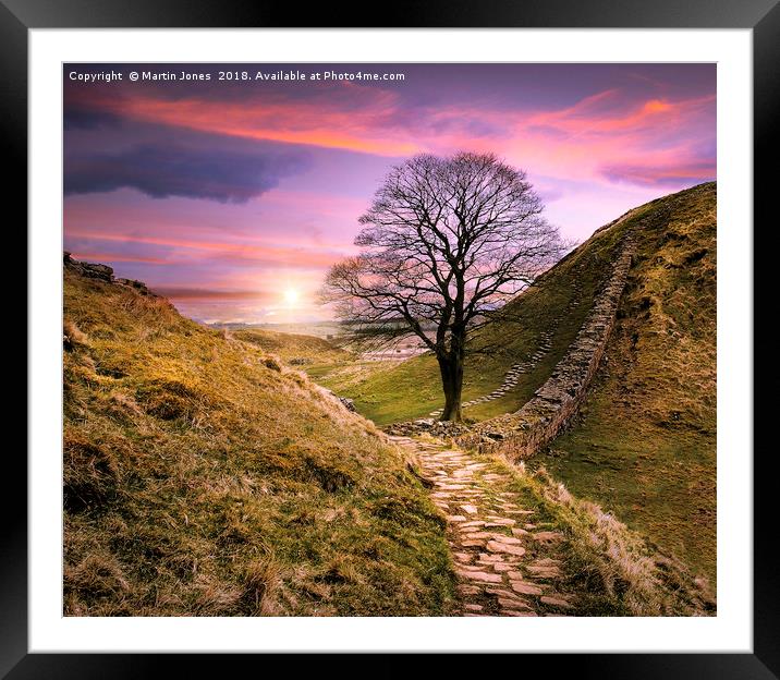 Sycamore Gap Framed Mounted Print by K7 Photography