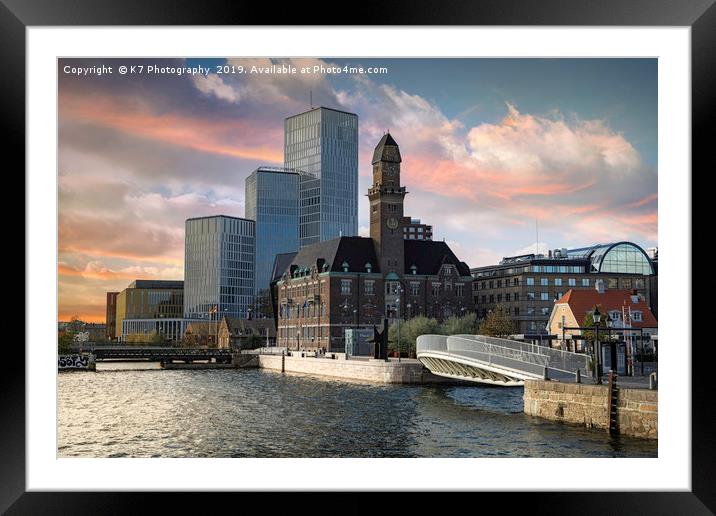 Malmo, Sweden Framed Mounted Print by K7 Photography