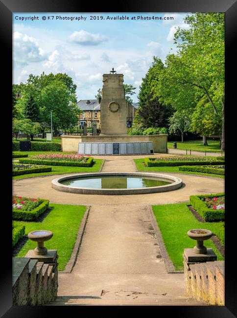Clifton Park, Rotherham Framed Print by K7 Photography