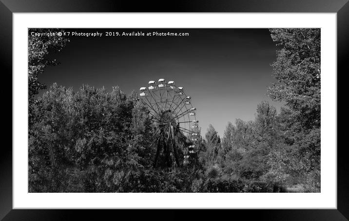 A Symbol of the Chernobyl Nuclear Catastrophe. Framed Mounted Print by K7 Photography