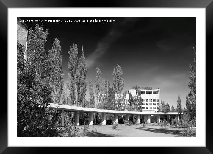 The Ghost City of Prypiat Framed Mounted Print by K7 Photography