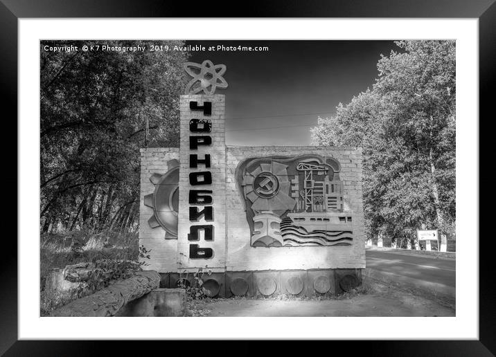 Welcome to Chernobyl  Framed Mounted Print by K7 Photography