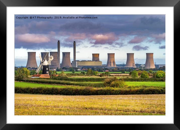 Power Generation Through The Ages. Framed Mounted Print by K7 Photography