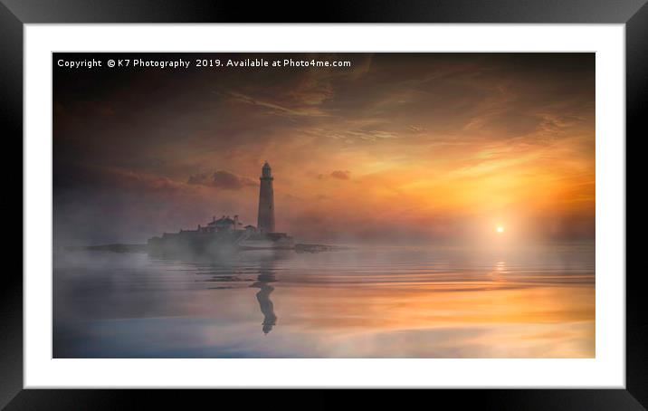 St Mary's in the Mist Framed Mounted Print by K7 Photography