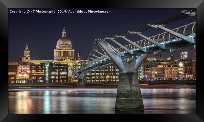 London Skyline Framed Print by K7 Photography