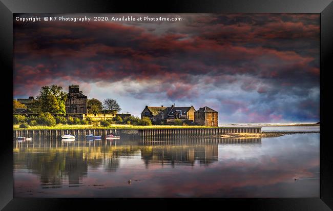 Serene Beauty of Berwick's River Estuary Framed Print by K7 Photography