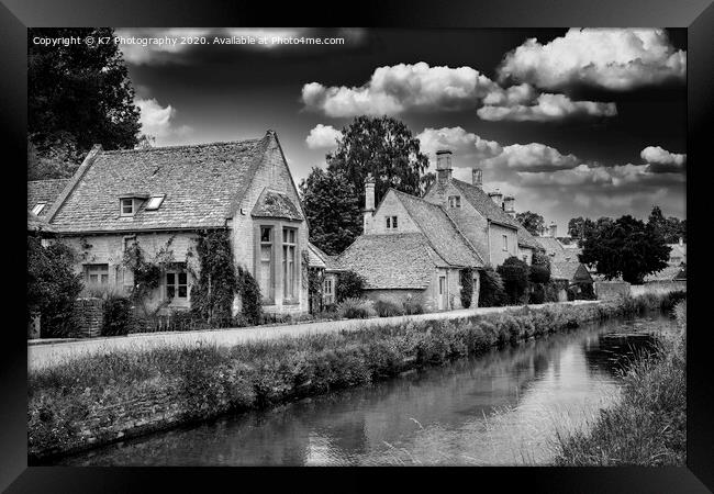 Enchanting Lower Slaughter Framed Print by K7 Photography