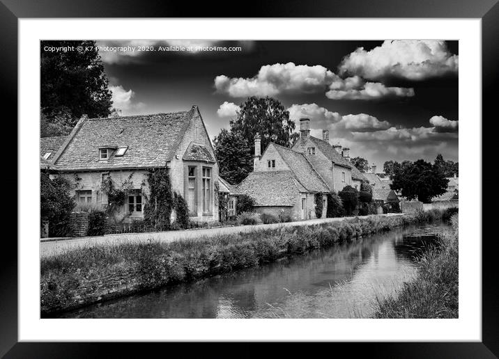 Enchanting Lower Slaughter Framed Mounted Print by K7 Photography