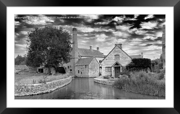 The Old Mill Framed Mounted Print by K7 Photography