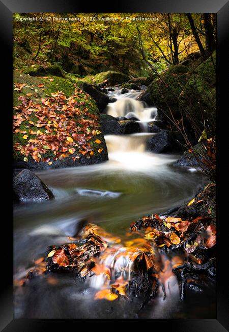 The Enchanting Wyming Brook Framed Print by K7 Photography