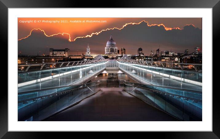 Marvel at London's Iconic Landmarks Framed Mounted Print by K7 Photography
