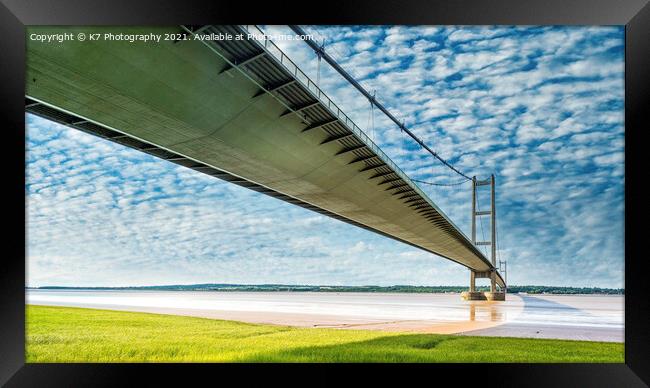 The Humber Bridge Framed Print by K7 Photography