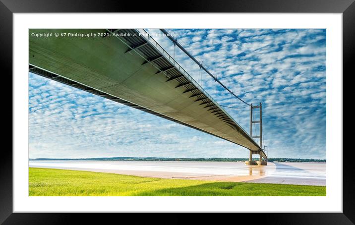 The Humber Bridge Framed Mounted Print by K7 Photography