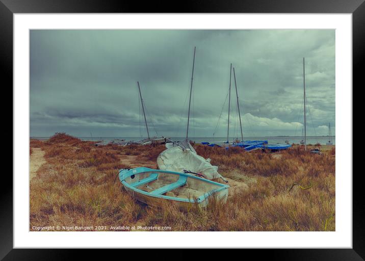 Sailboats Framed Mounted Print by Nigel Bangert