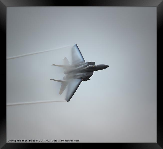 USAF F-15E Strike Eagle Framed Print by Nigel Bangert
