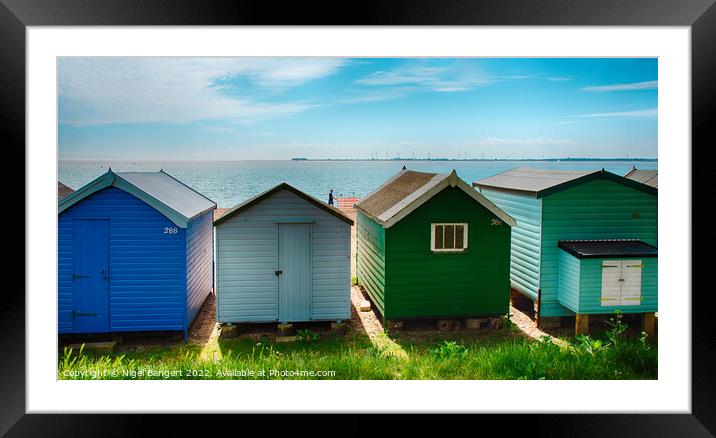 At The Beach  Framed Mounted Print by Nigel Bangert