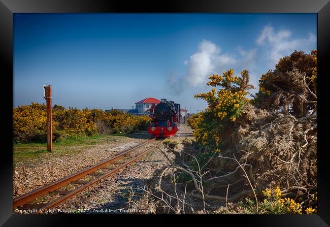 Romney, Hythe and Dymchurch Railway Framed Print by Nigel Bangert