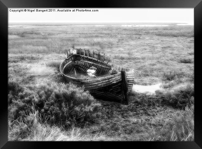 Shipwreck Framed Print by Nigel Bangert