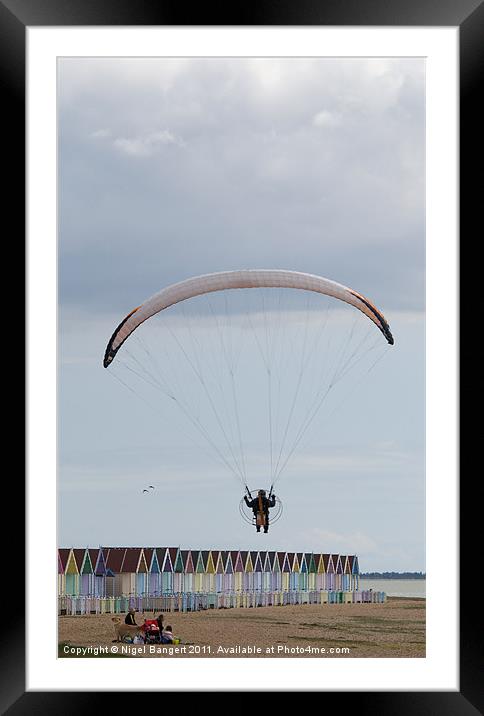 Dropping In Framed Mounted Print by Nigel Bangert