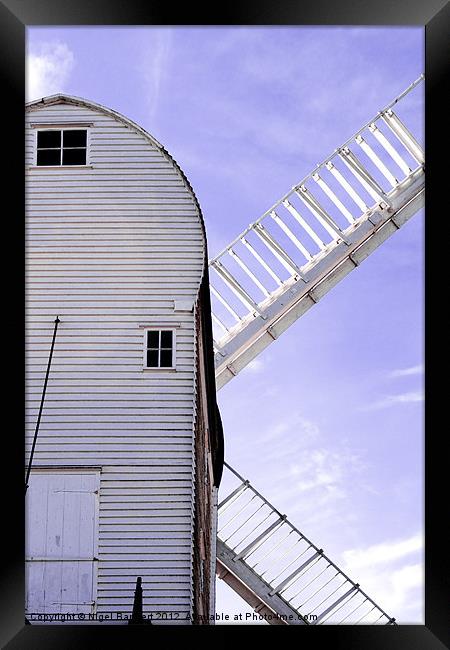 Windmill Framed Print by Nigel Bangert