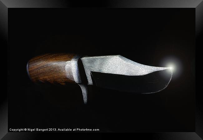 Bowie Knife Framed Print by Nigel Bangert