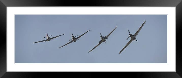 Hawker Hurricane Framed Mounted Print by Nigel Bangert