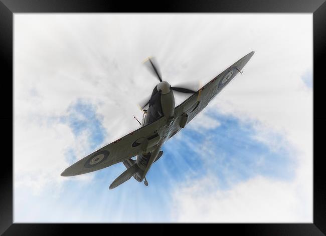 Supermarine Spitfire Framed Print by Nigel Bangert