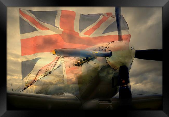 Grace Spitfire ML407 Framed Print by Nigel Bangert