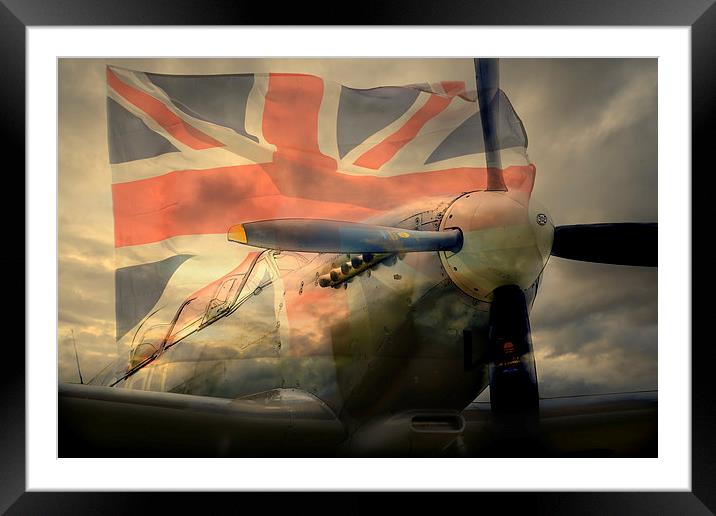Grace Spitfire ML407 Framed Mounted Print by Nigel Bangert