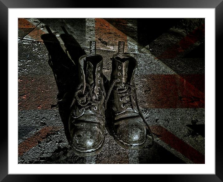 Boots Framed Mounted Print by Nigel Bangert