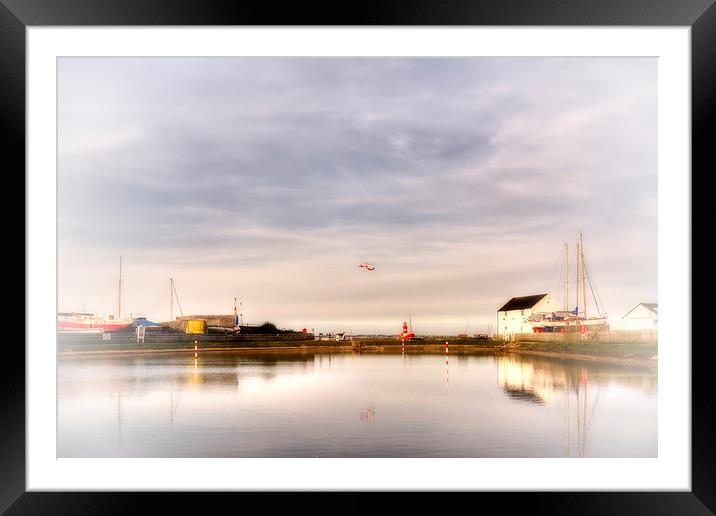 Tollesbury Woodup Pool Framed Mounted Print by Nigel Bangert