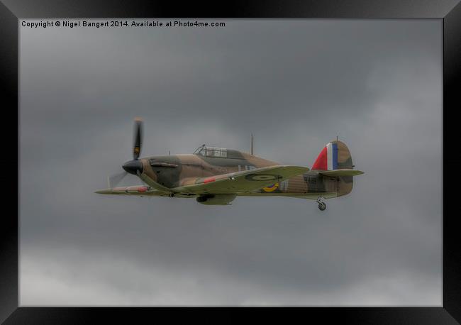   Mark 1 Hawker Hurricane Framed Print by Nigel Bangert